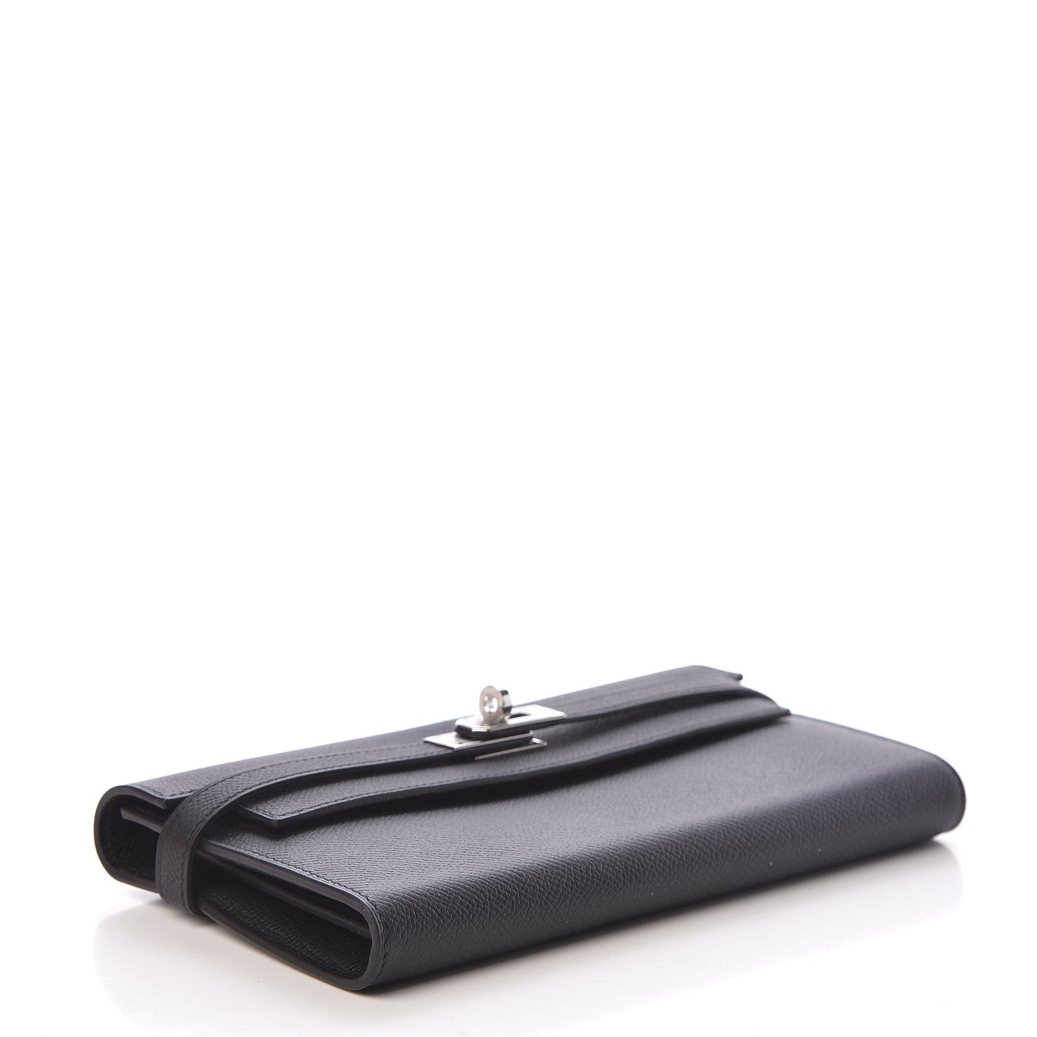 Hermes Epsom Kelly Longue Wallet Black 4 of 8