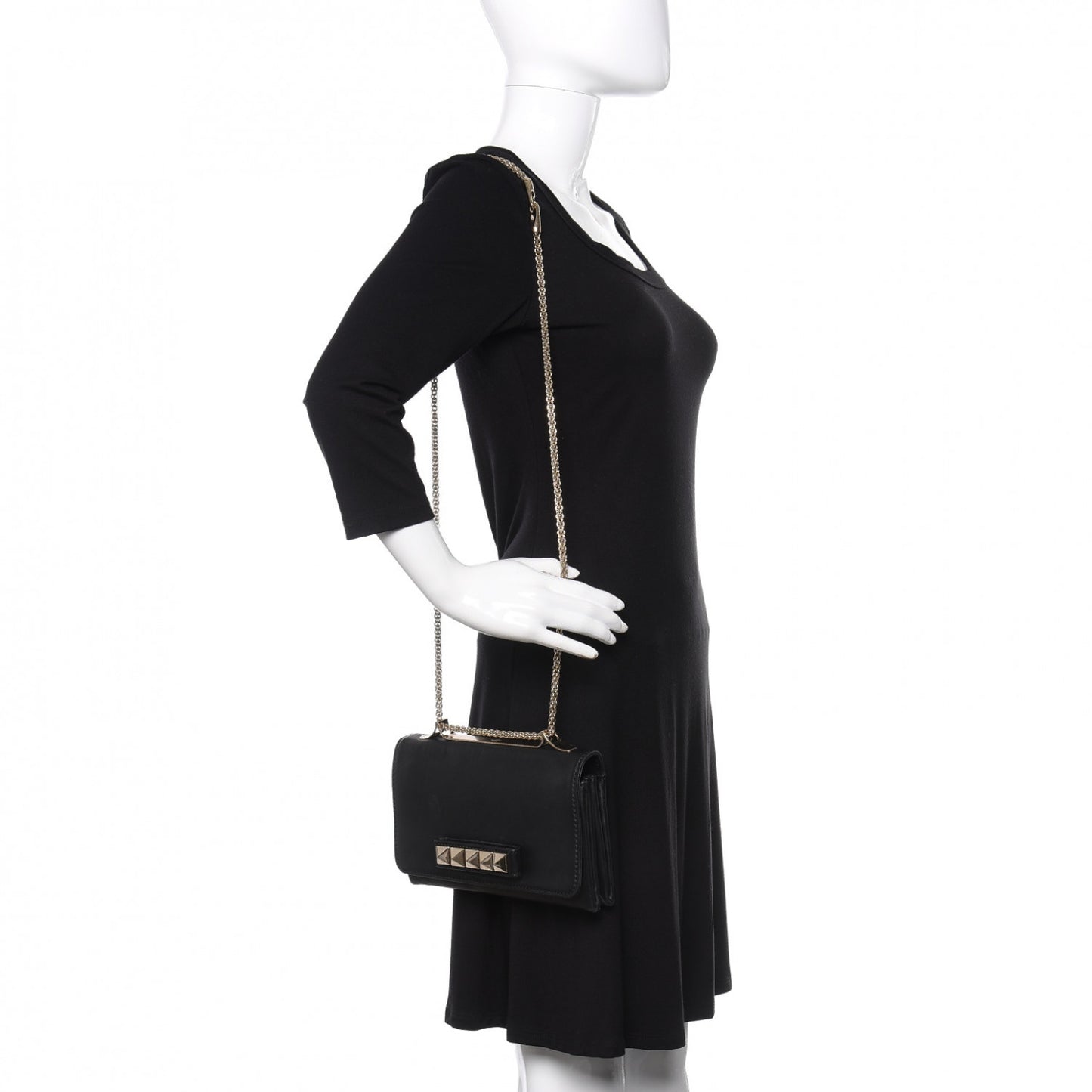 Nappa Va Va Voom Shoulder Bag Black