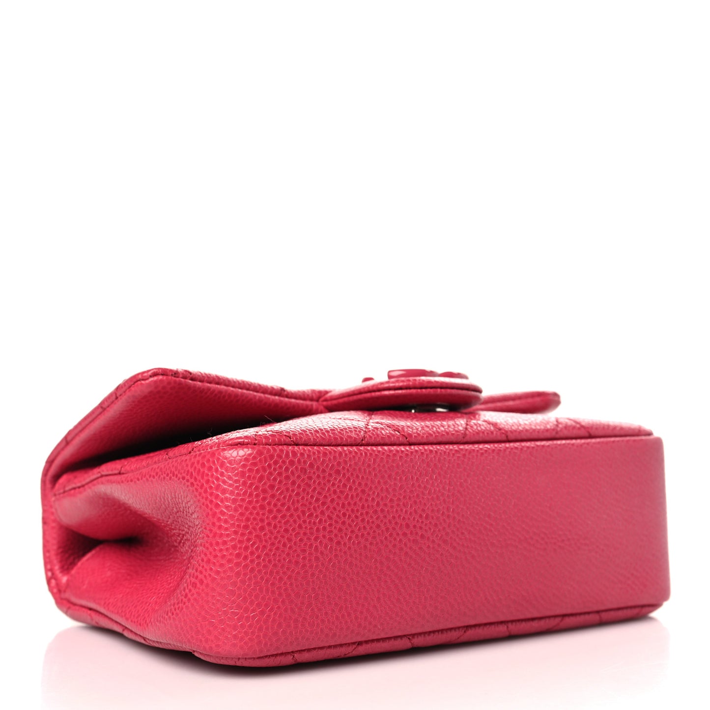 Caviar Quilted Mini Incognito Square Flap Dark Pink