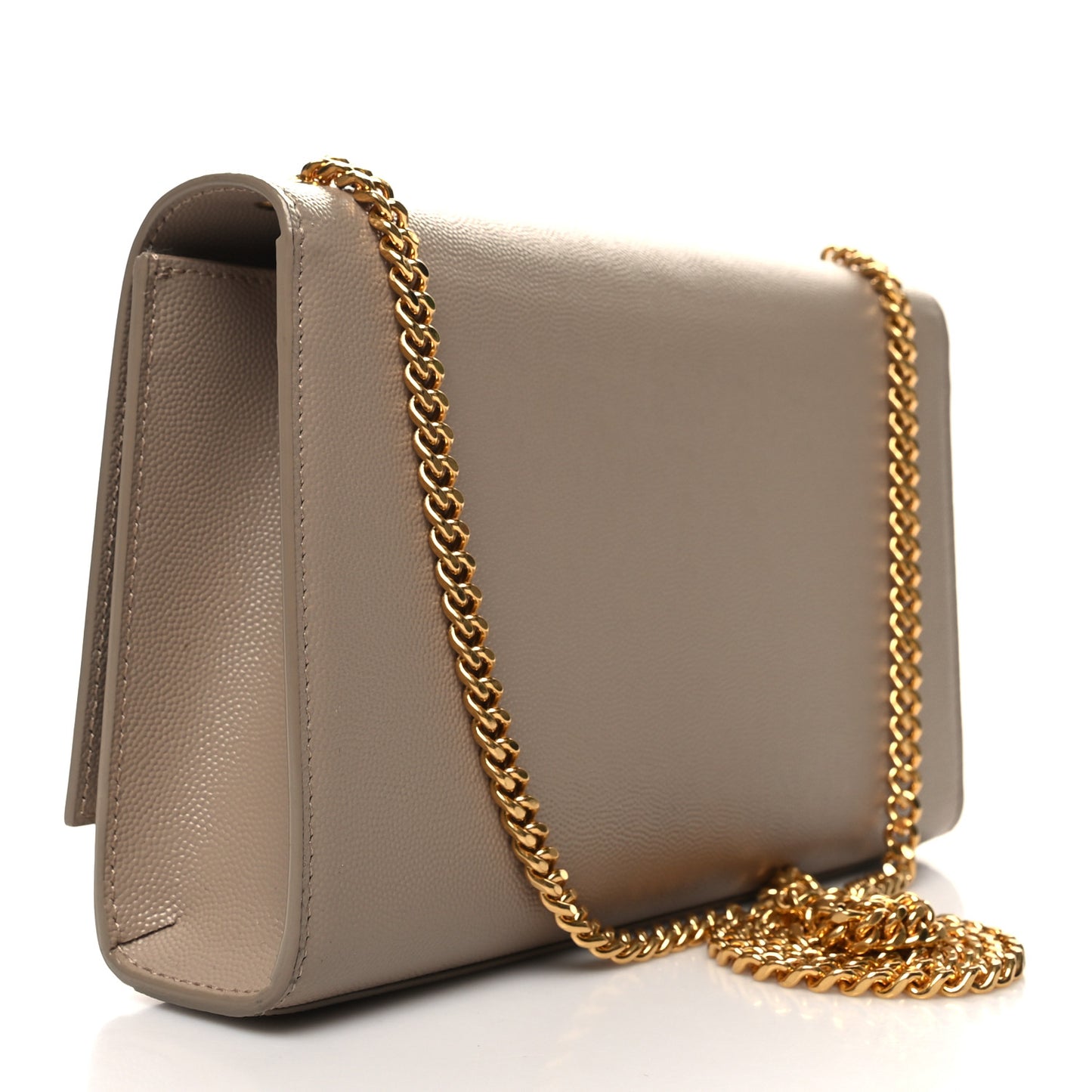 Grain De Poudre Medium Monogram Kate Satchel Dark Beige