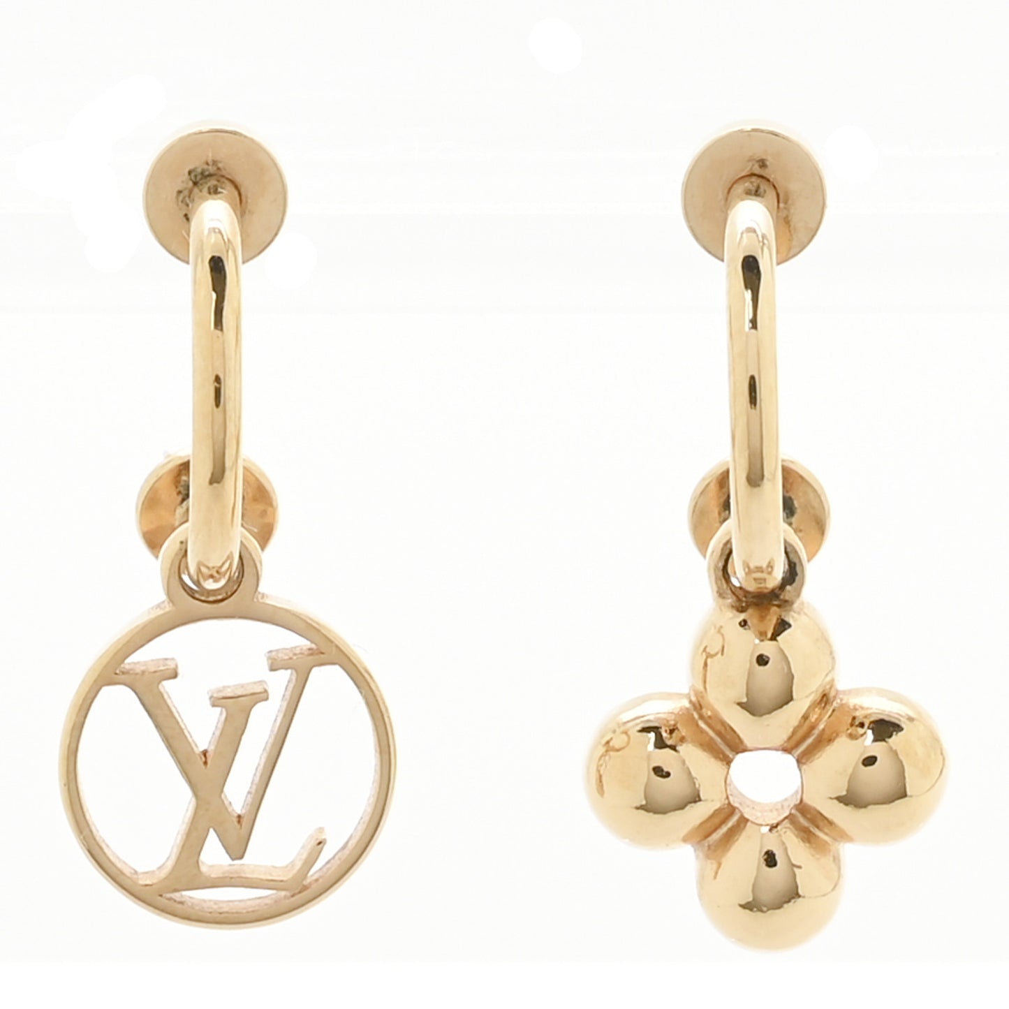 Brass Blooming Earrings Gold