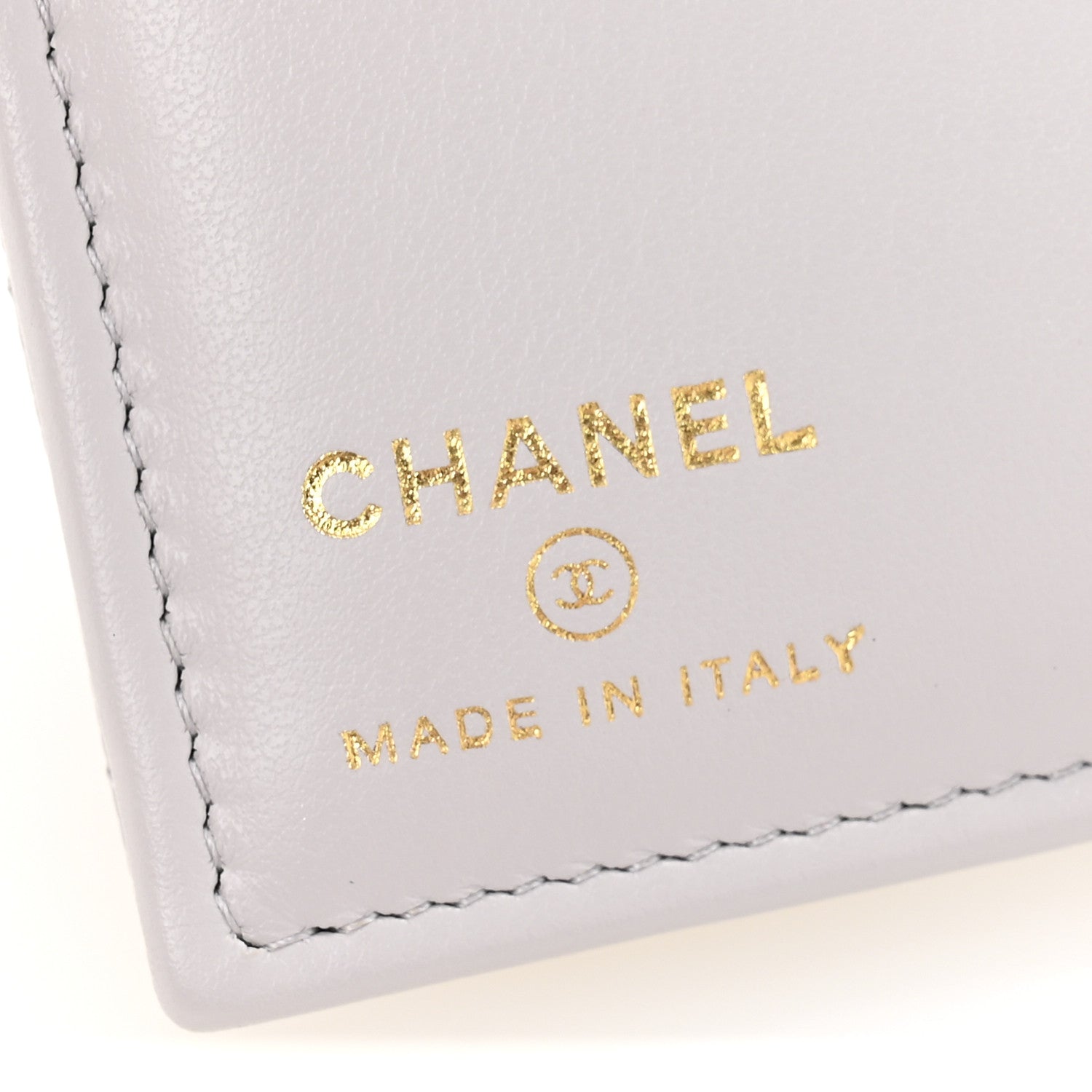 Chanel Caviar Quilted CC Passport Holder Grey 6 of 9