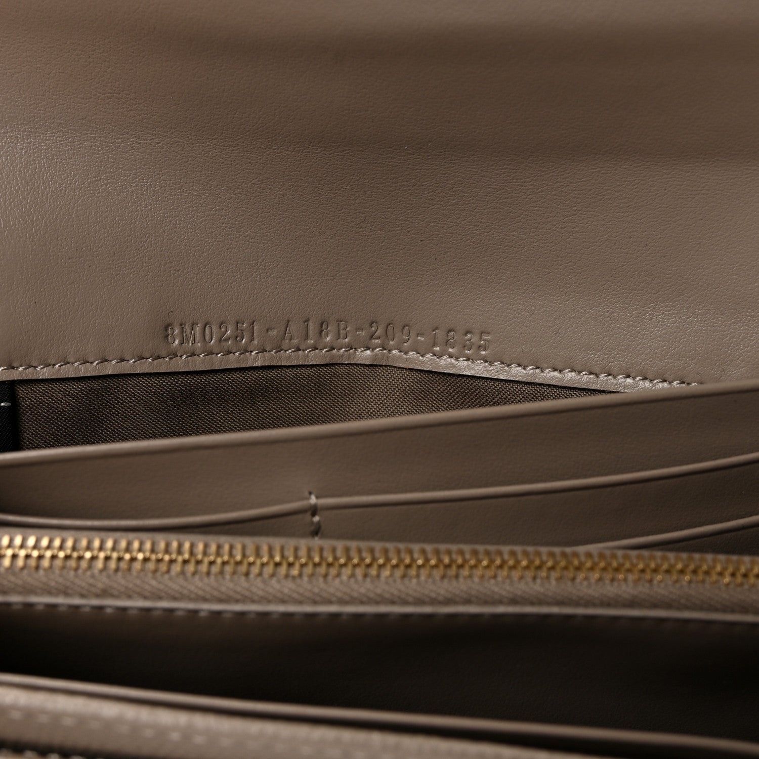 Fendi Vitello Cruise F is Fendi Continental Envelope Wallet Tortora 7 of 7