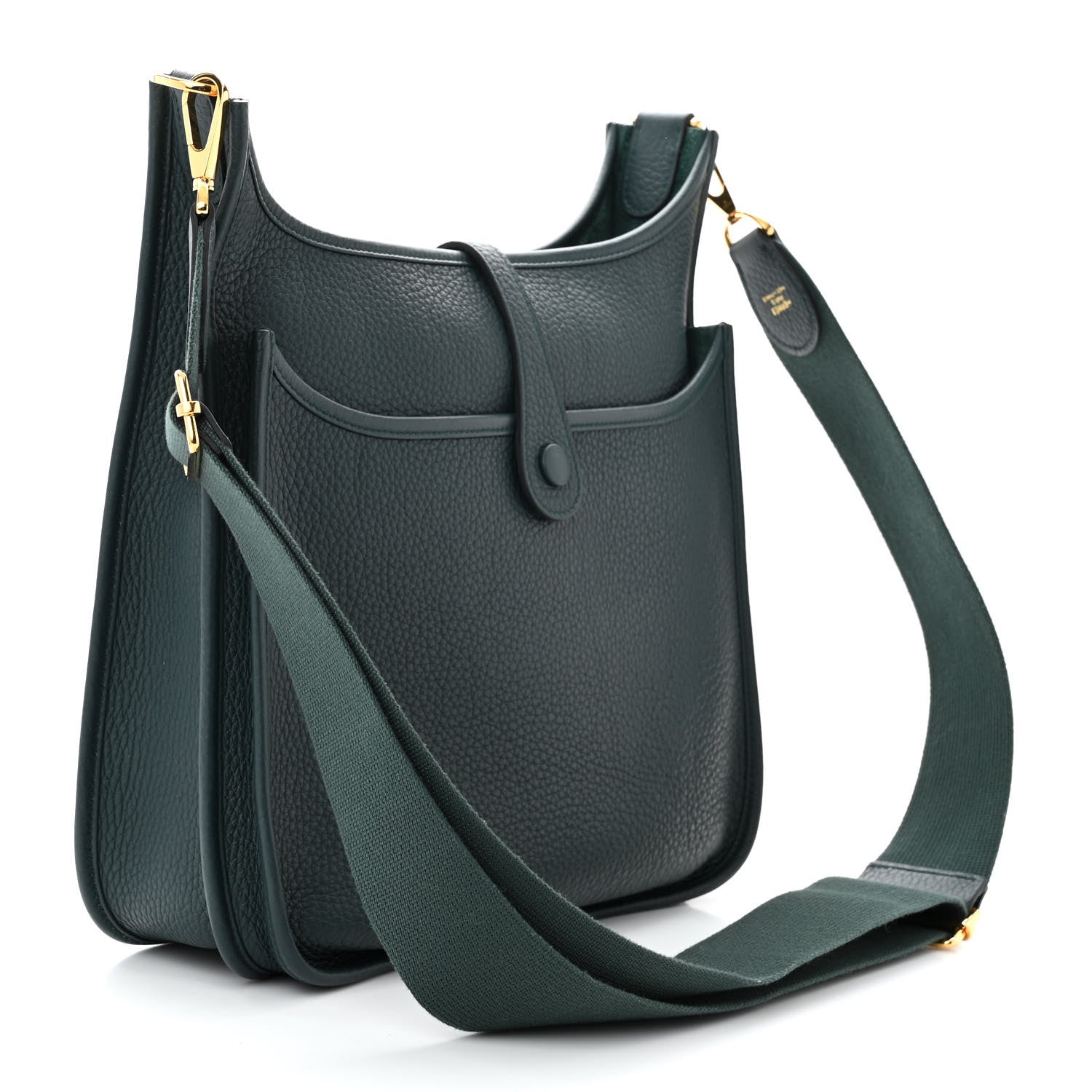 Hermes Taurillon Clemence Evelyne III PM Vert Cypress 3 of 11