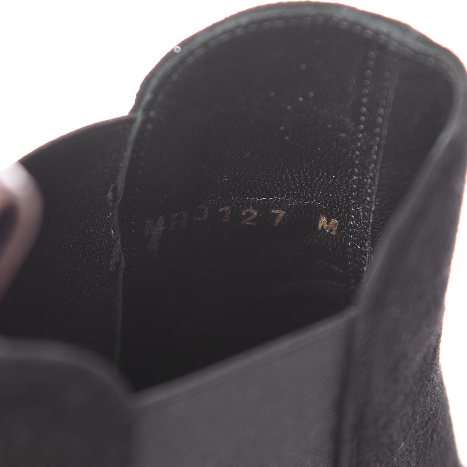 Louis Vuitton Suede Monogram Uniformes Cap Toe Chelsea 75mm Ankle Boots 38 Black 8 of 10