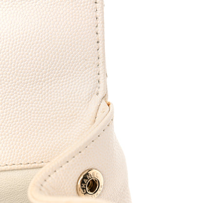 Chanel Caviar Quilted Medium Business Affinity Flap White 11 of 18
