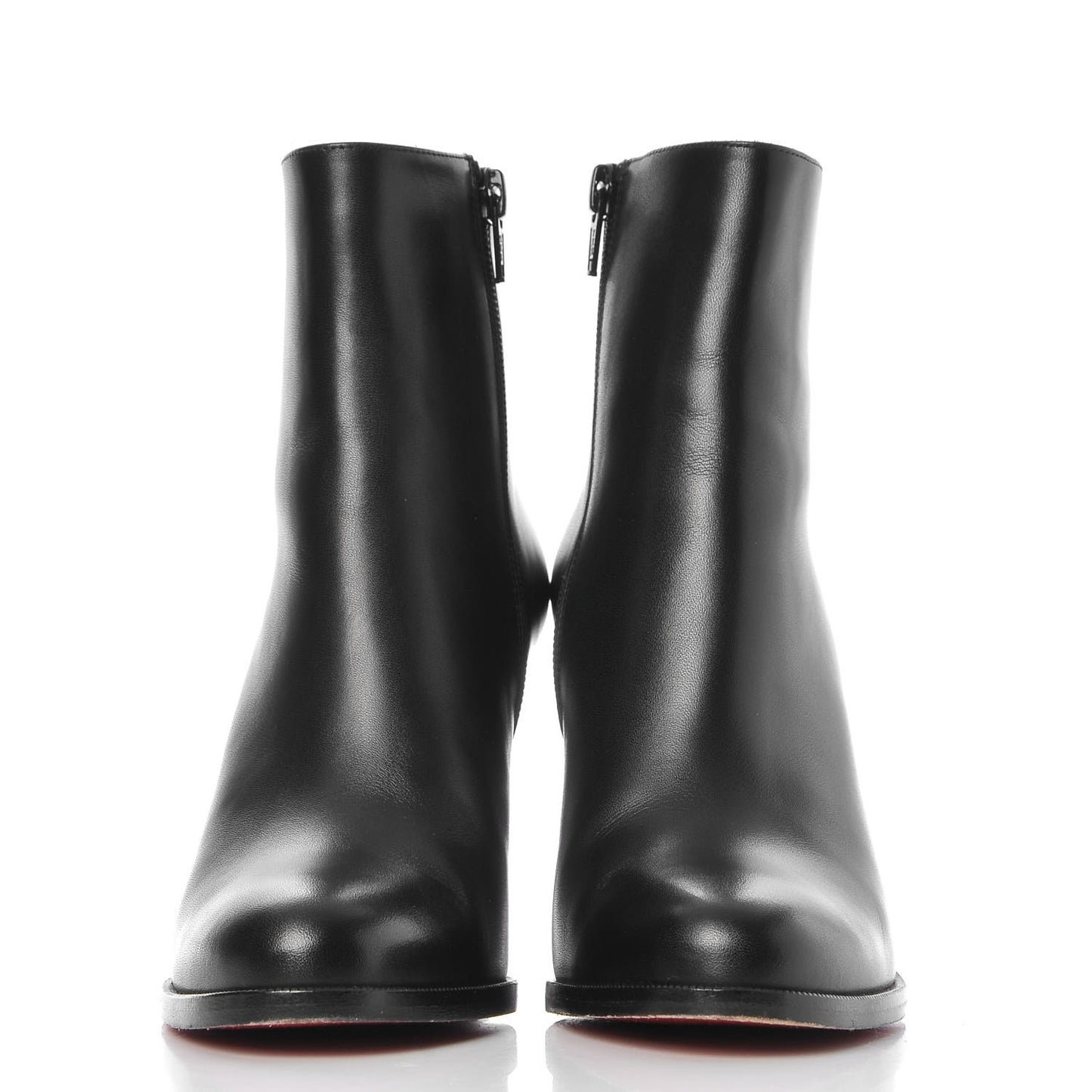 Calfskin Adox 85 Ankle Boots 36.5 Black