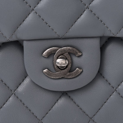 Chanel Lambskin Large Around Pockets Flap Dark Grey 7 of 10