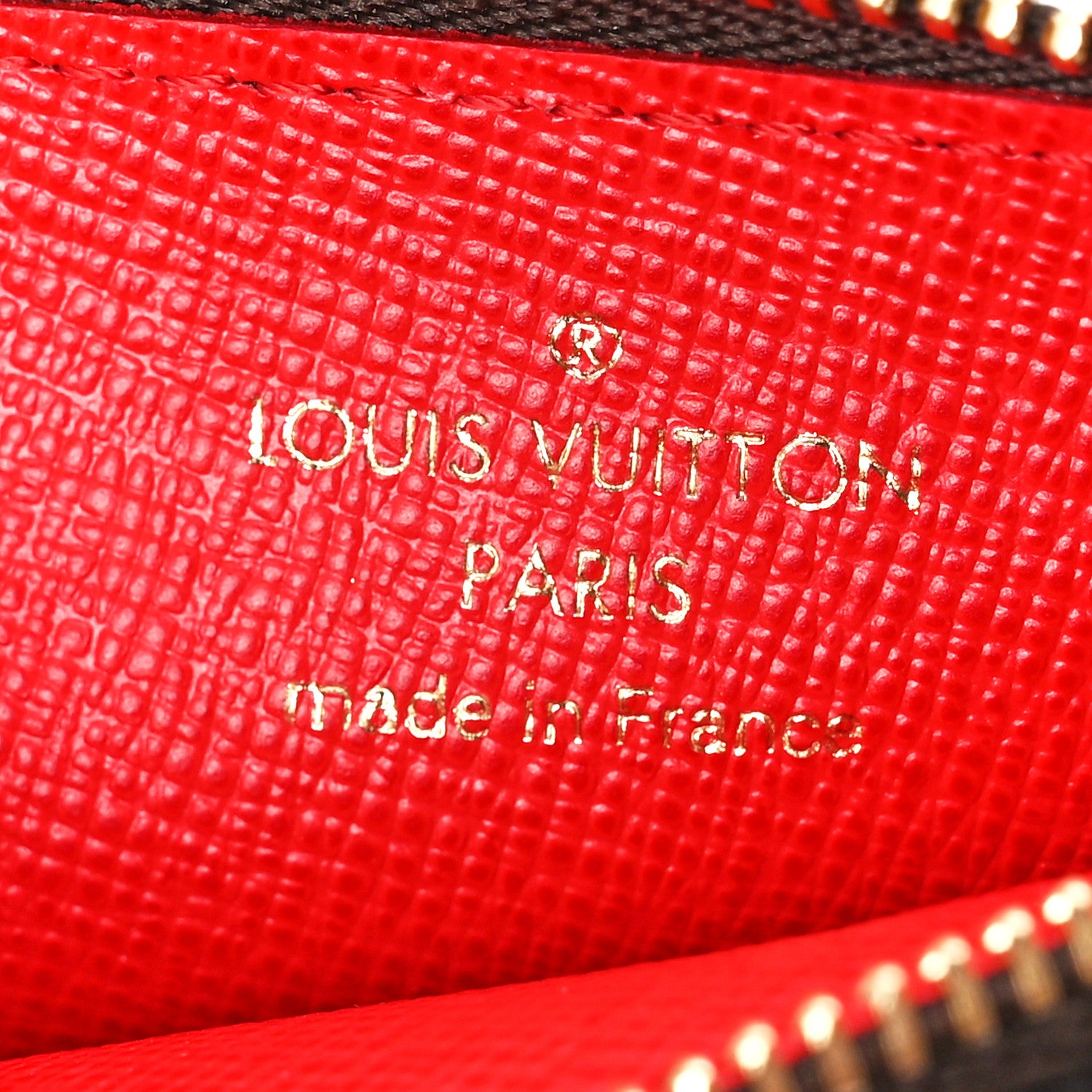 Louis Vuitton Monogram Zipped Romy Card Holder Red 6 of 11