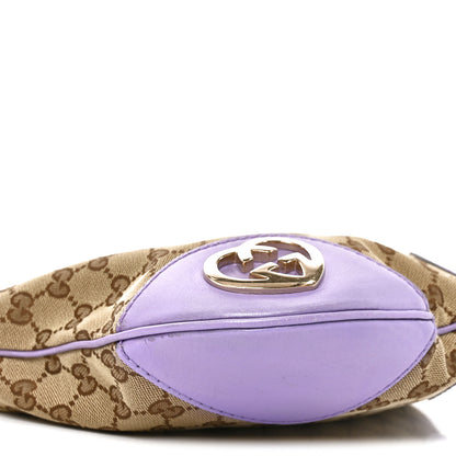 Gucci Monogram Small Lovely Heart Messenger Purple 9 of 10