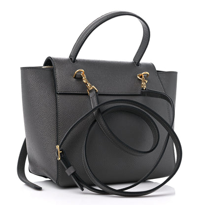 Celine Grained Calfskin Nano Belt Bag Grey 3 of 11