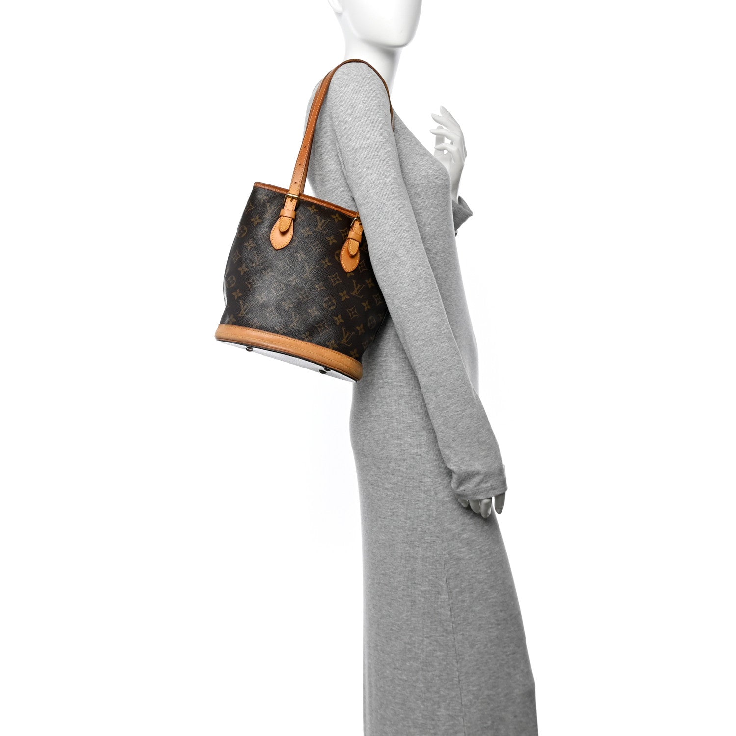 Louis Vuitton Monogram Petit Bucket 23 2 of 13