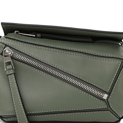 Loewe Calfskin Mini Puzzle Bumbag Dark Sage 8 of 12