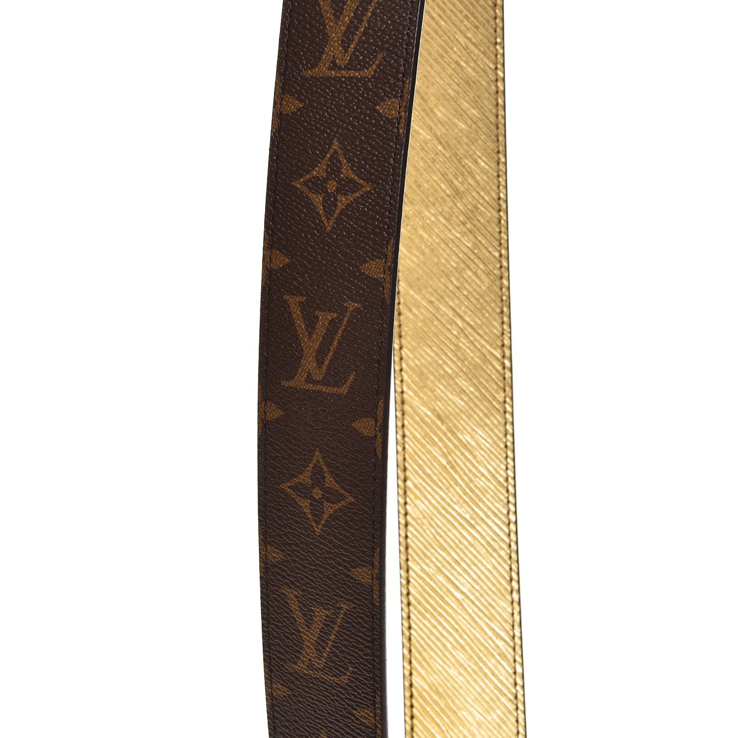 Monogram Epi Bandouliere Shoulder Strap Gold