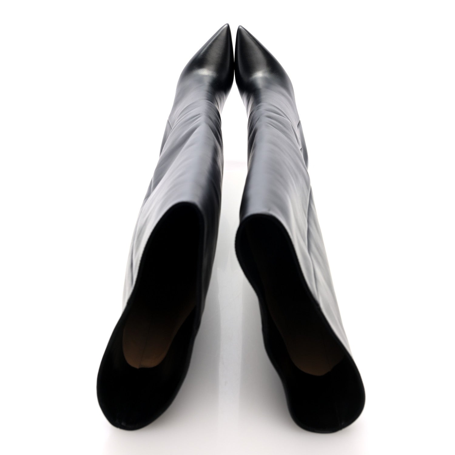 Christian Louboutin Calfksin Astrilarge Botta Knee Boots 39 Black 6 of 8