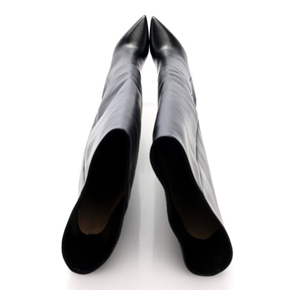 Christian Louboutin Calfksin Astrilarge Botta Knee Boots 39 Black 6 of 8