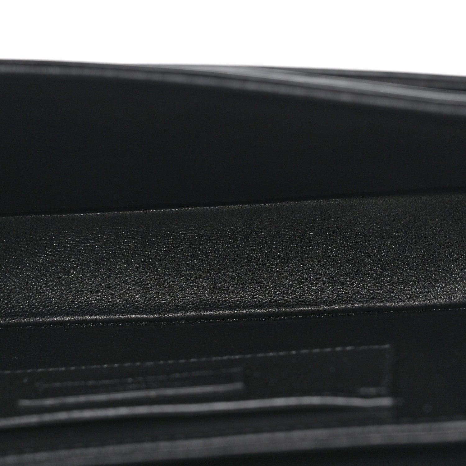 Saint Laurent Glazed Calfskin Monogram Medium Solferino Satchel Black 5 of 10
