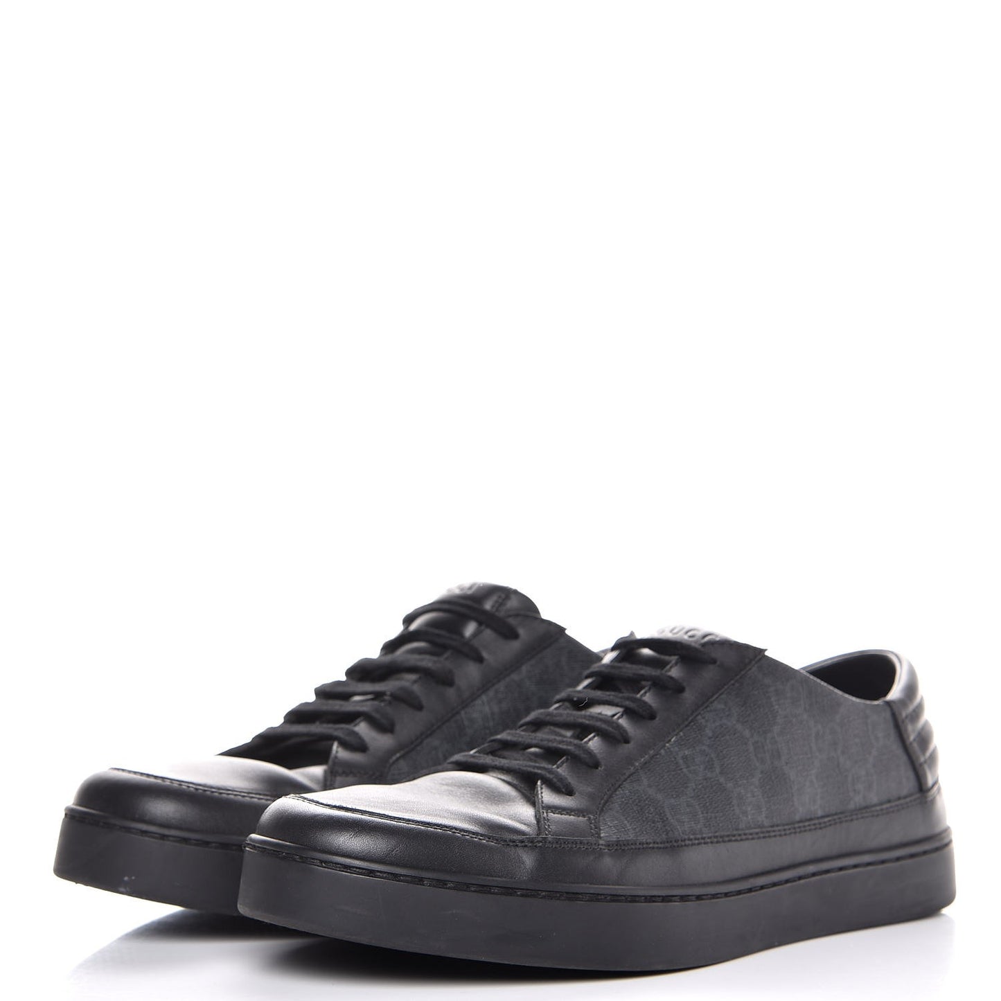 GG Supreme Monogram Mens Sneakers 9.5 Black
