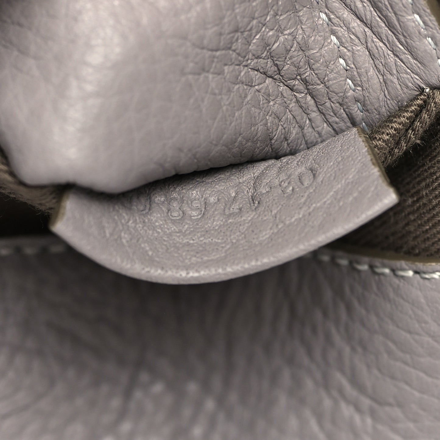 Calfskin Mini Marcie Round Crossbody Bag Cashmere Grey