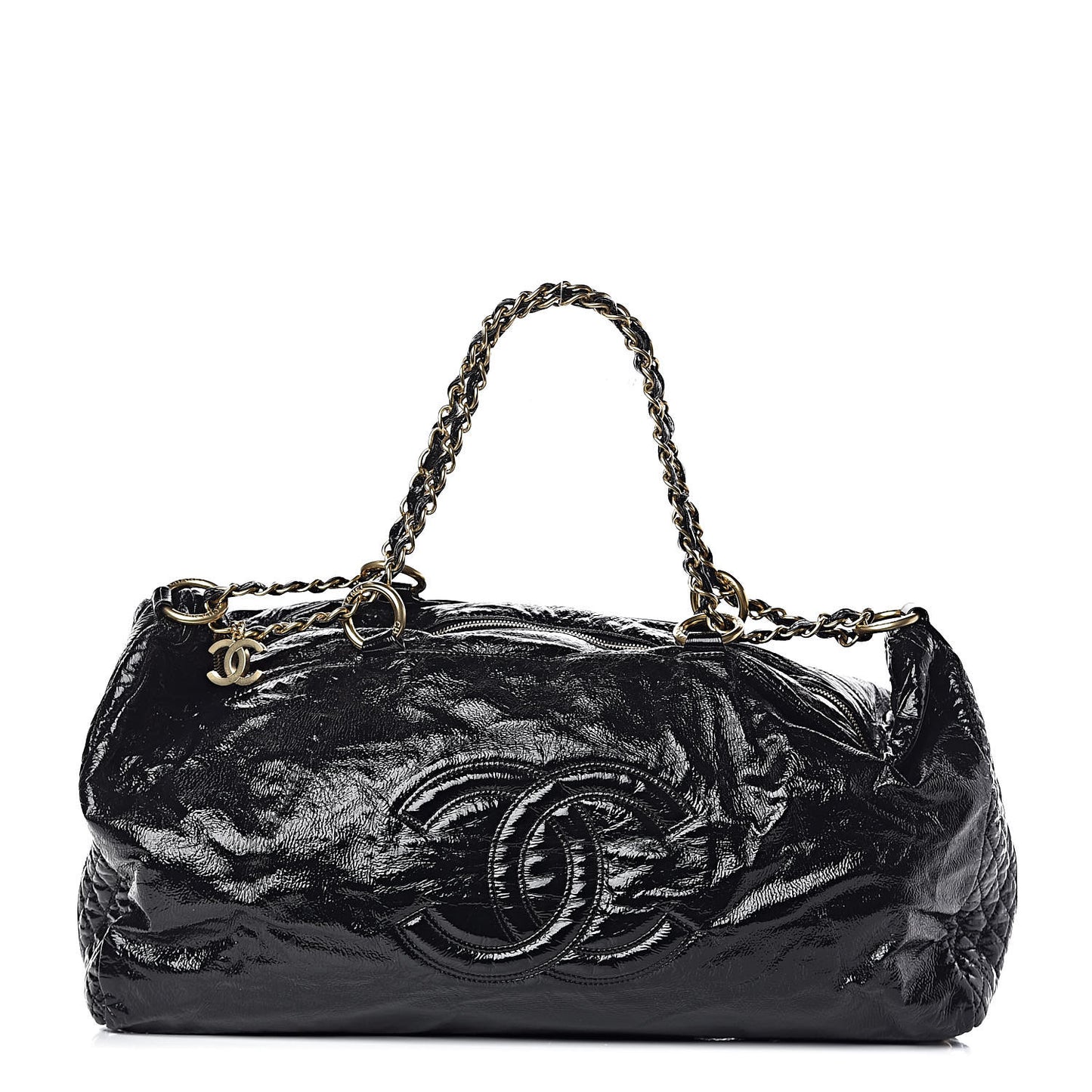 Vinyl Medium Rock and Chain Bowler Black