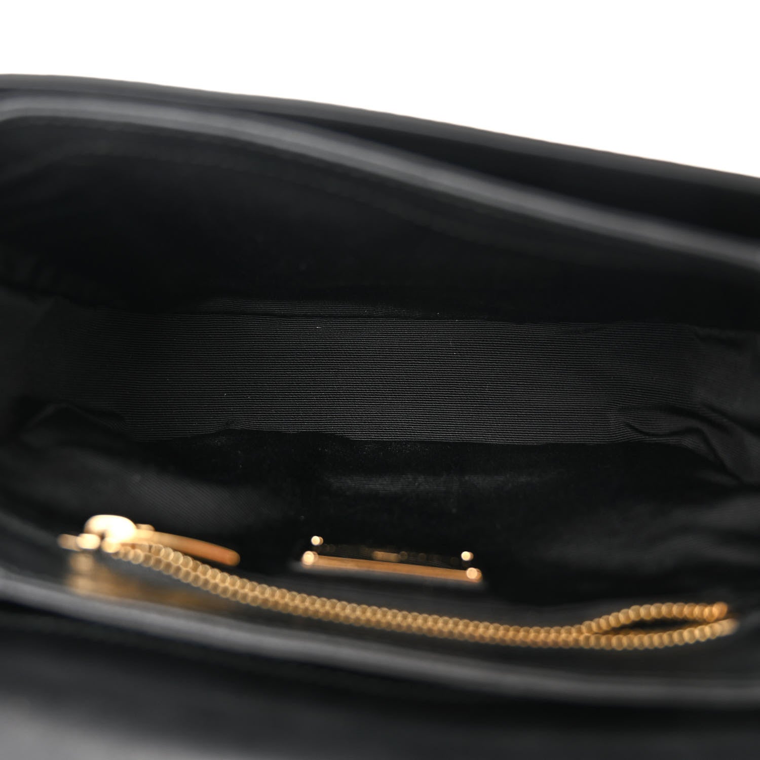 Salvatore Ferragamo Grained Calfskin Small Greta Shoulder Bag Black 5 of 9