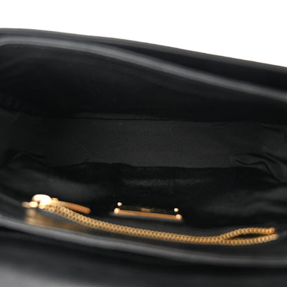 Salvatore Ferragamo Grained Calfskin Small Greta Shoulder Bag Black 5 of 9