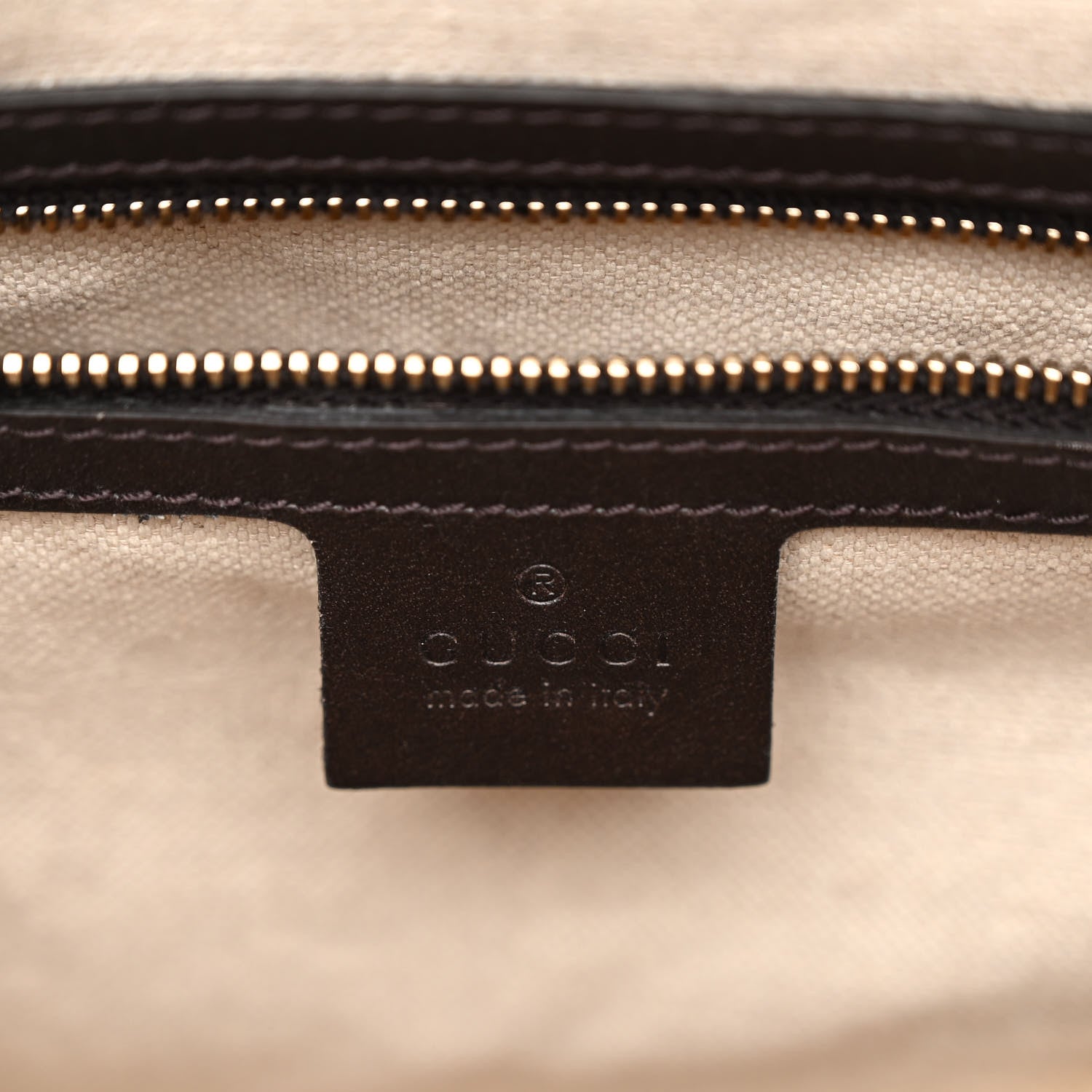 Gucci Monogram Selleria Calfskin Vintage Web Medium Boston Beige Ebony Cocoa 6 of 10
