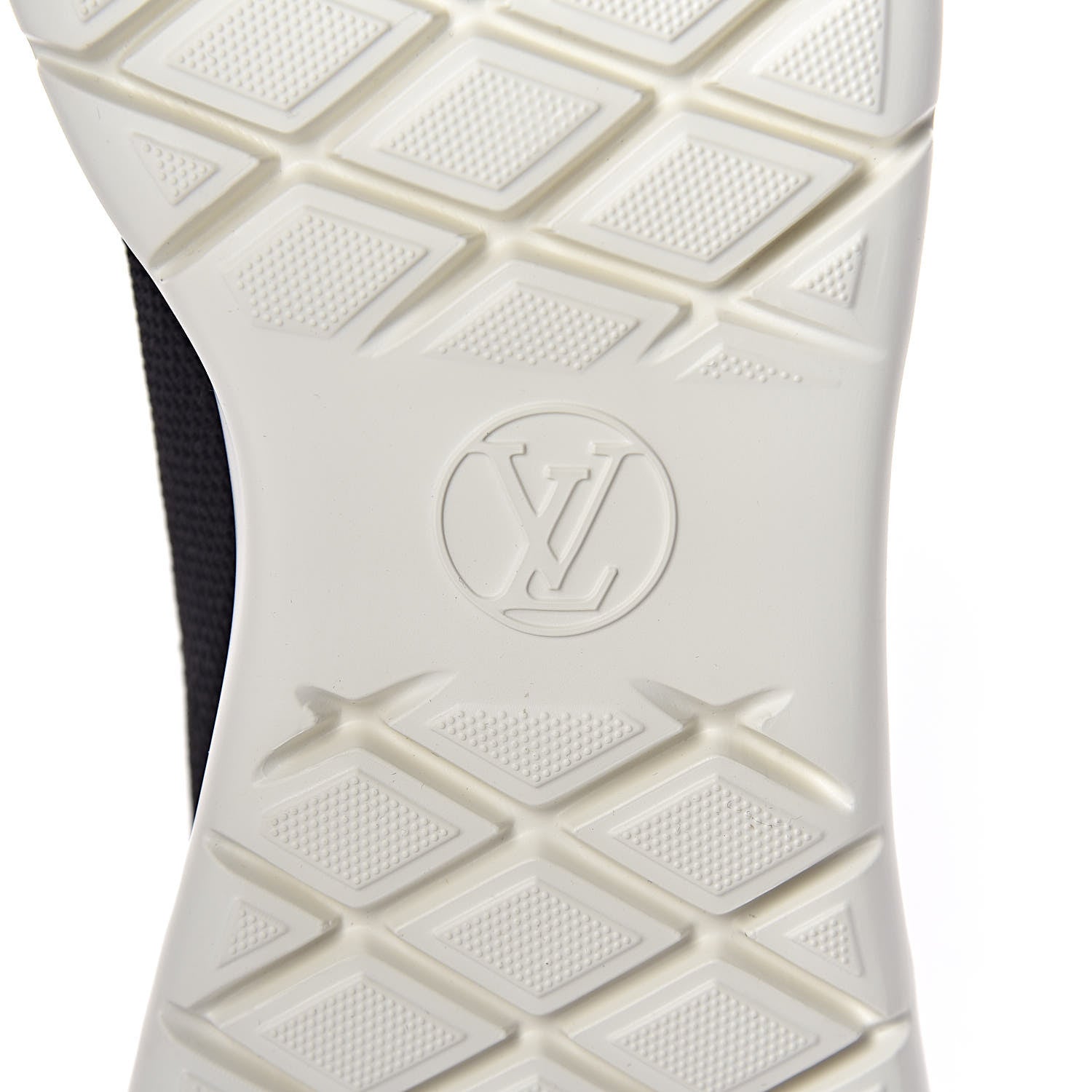 Louis Vuitton Stretch Fabric LV Black Heart Sock Sneaker 41 Black 7 of 9