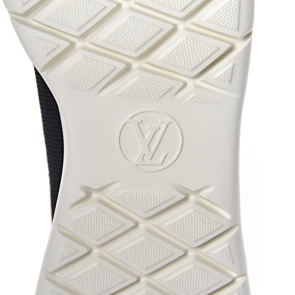 Louis Vuitton Stretch Fabric LV Black Heart Sock Sneaker 41 Black 7 of 9