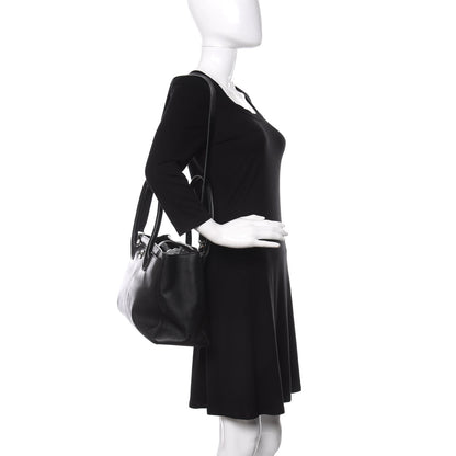 Chanel Calfskin Cerf Executive Shopper Tote Black 2 of 12