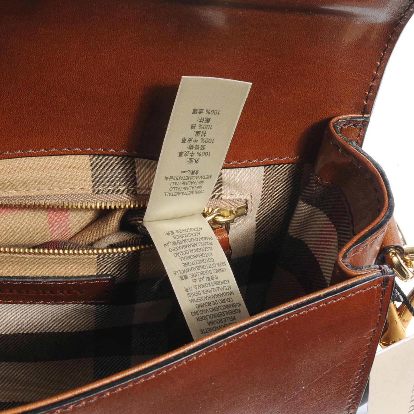Prorsum Bridle Calfskin Doyle Crossbody Bag Dark Tan