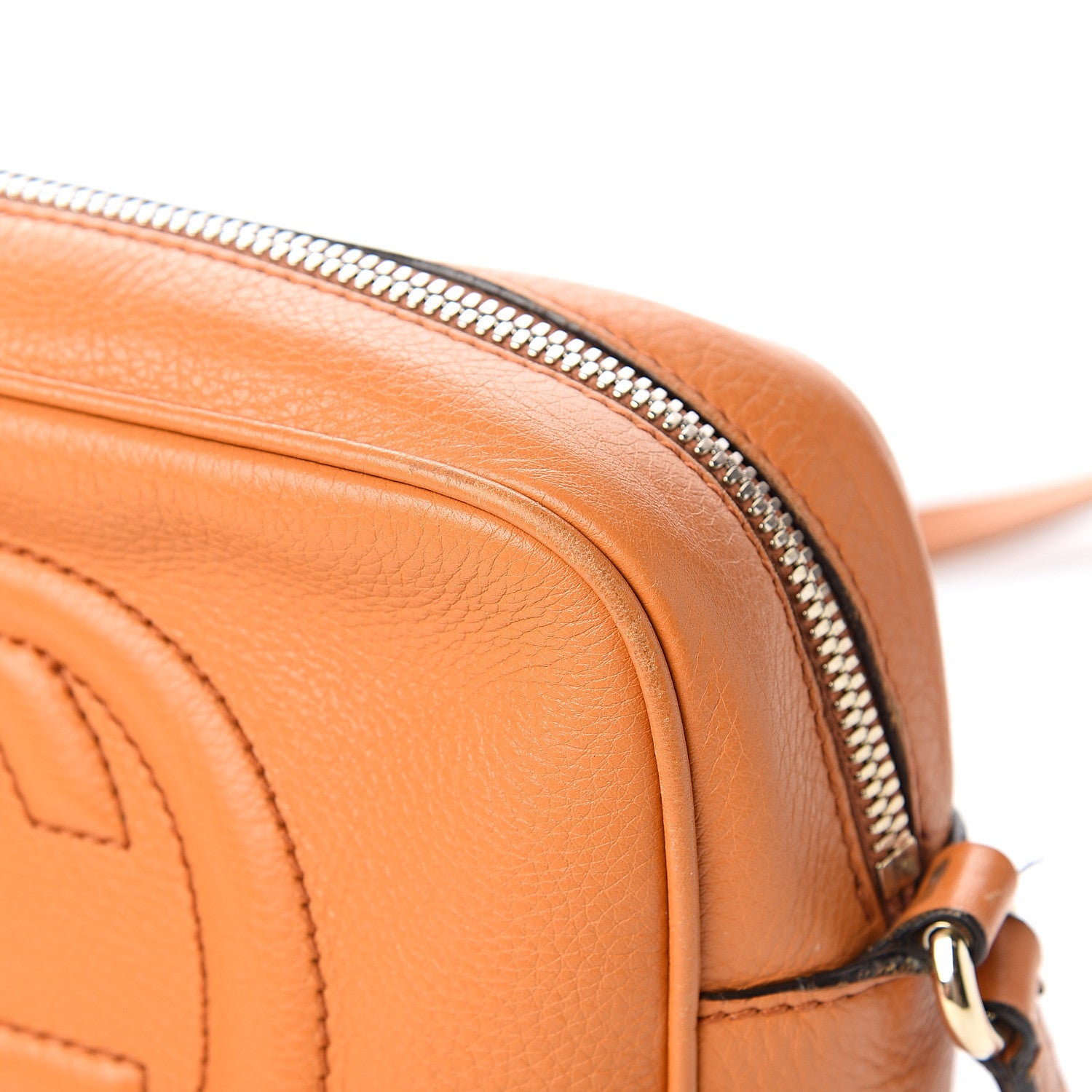 Gucci Pebbled Calfskin Small Soho Disco Bag Curcuma 8 of 16