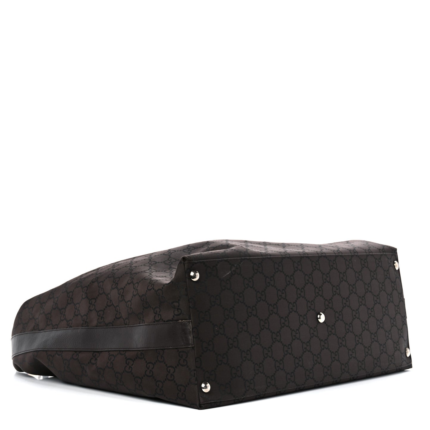 Nylon Monogram Extra Large Hobo Dark Brown