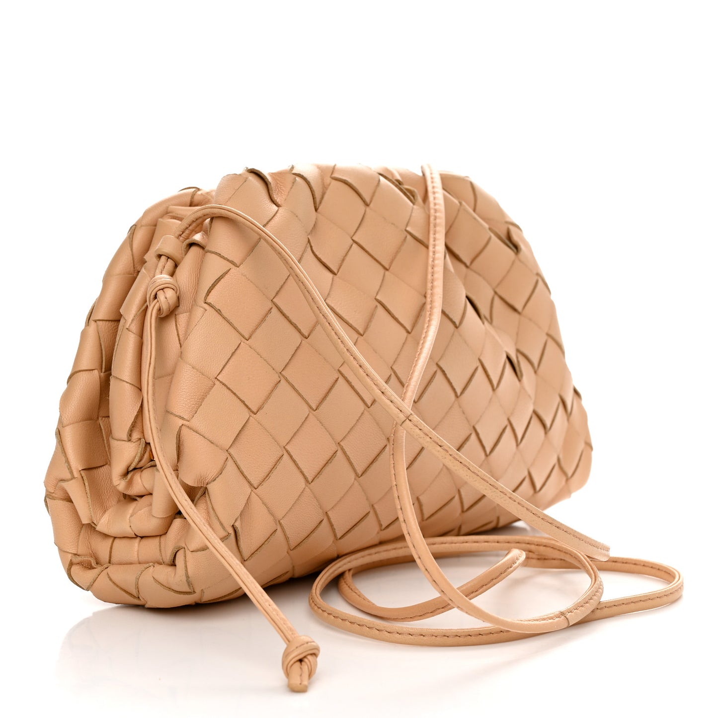 Nappa Intrecciato The Mini Pouch Almond