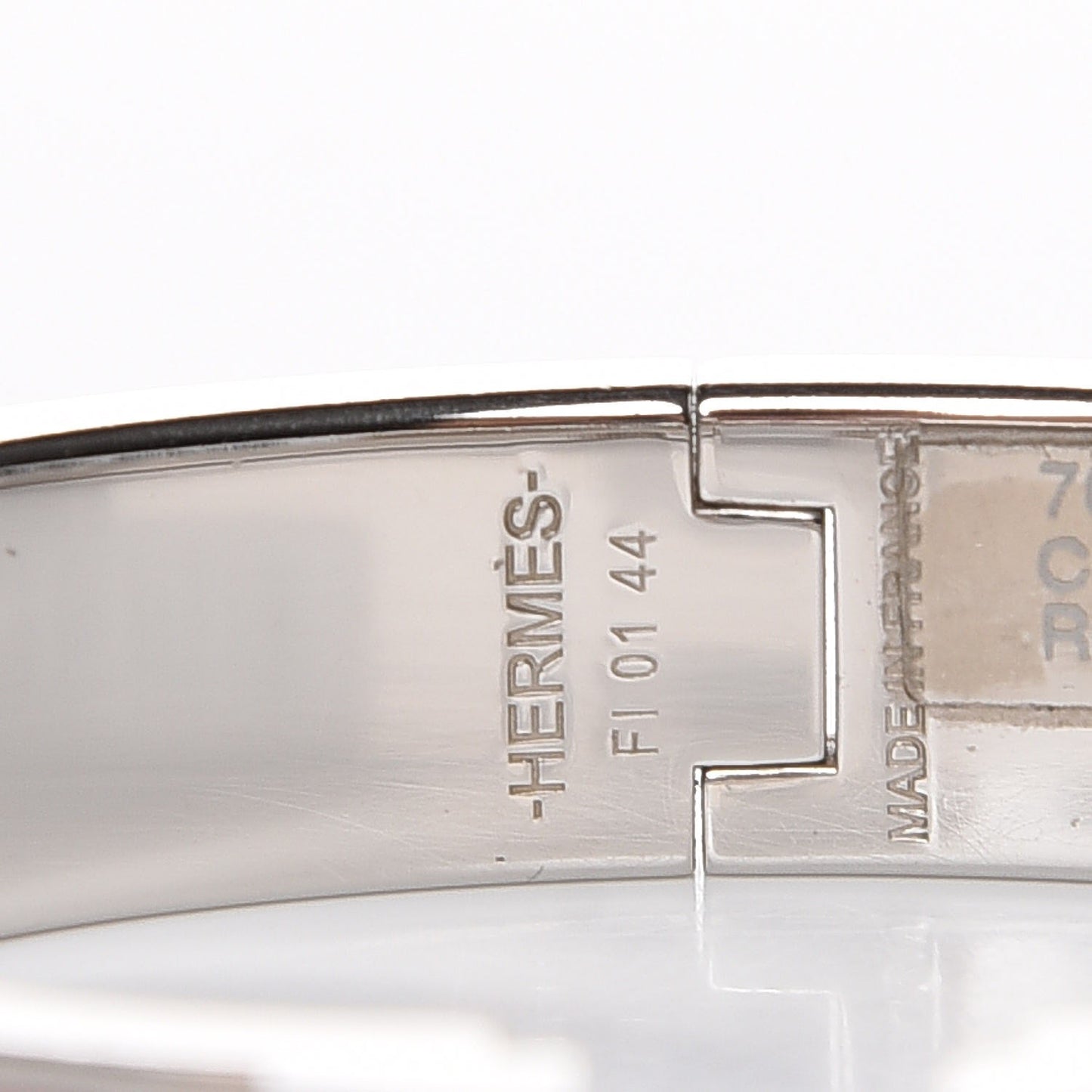 Enamel Narrow Clic Clac H Bracelet PM Rose Nacarat