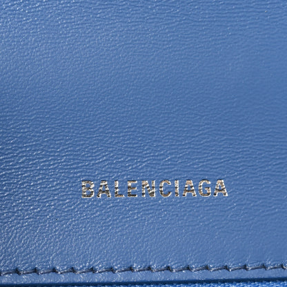 Balenciaga Denim BB Monogram Small Hourglass Top Handle Bag Blue 6 of 10