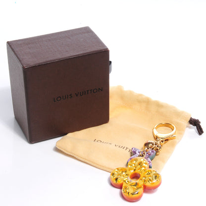Louis Vuitton Resin Strass Glam Flower Bag Charm Multicolor 5 of 5