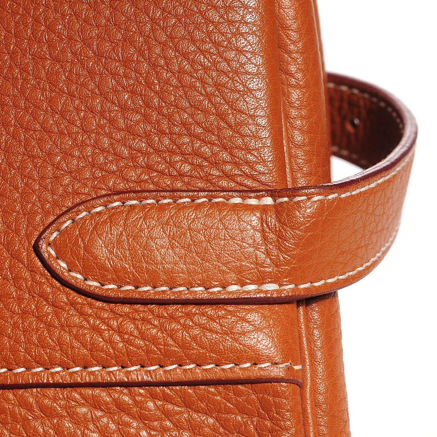 Taurillon Clemence Shoulder Atlas Satchel Gold
