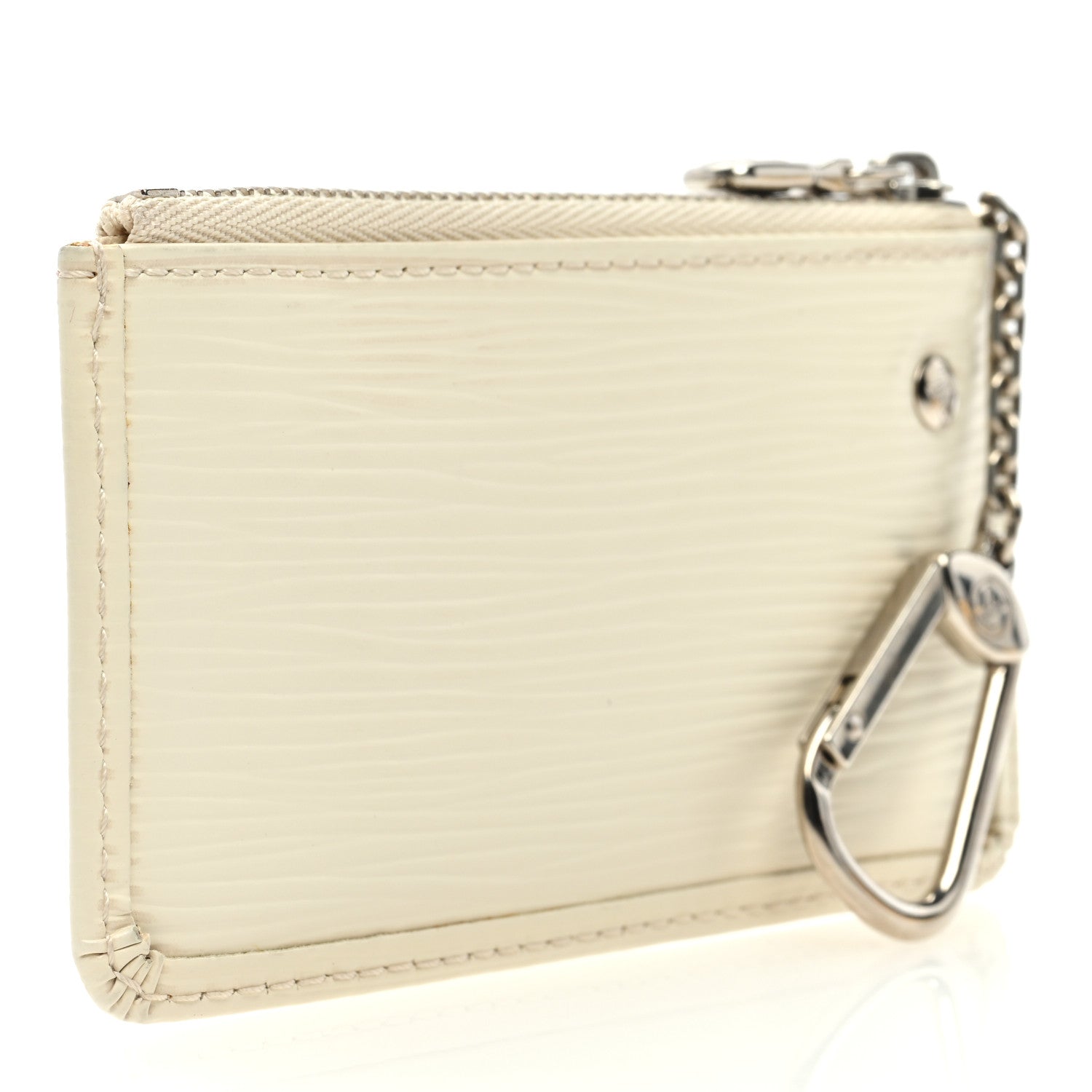 Louis Vuitton Epi Key Pouch Ivory 3 of 6