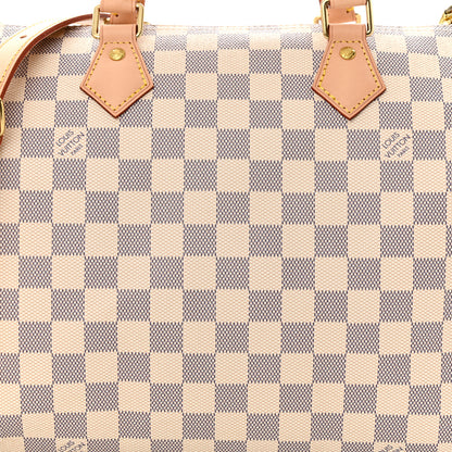Louis Vuitton Damier Azur Speedy Bandouliere 30 8 of 11