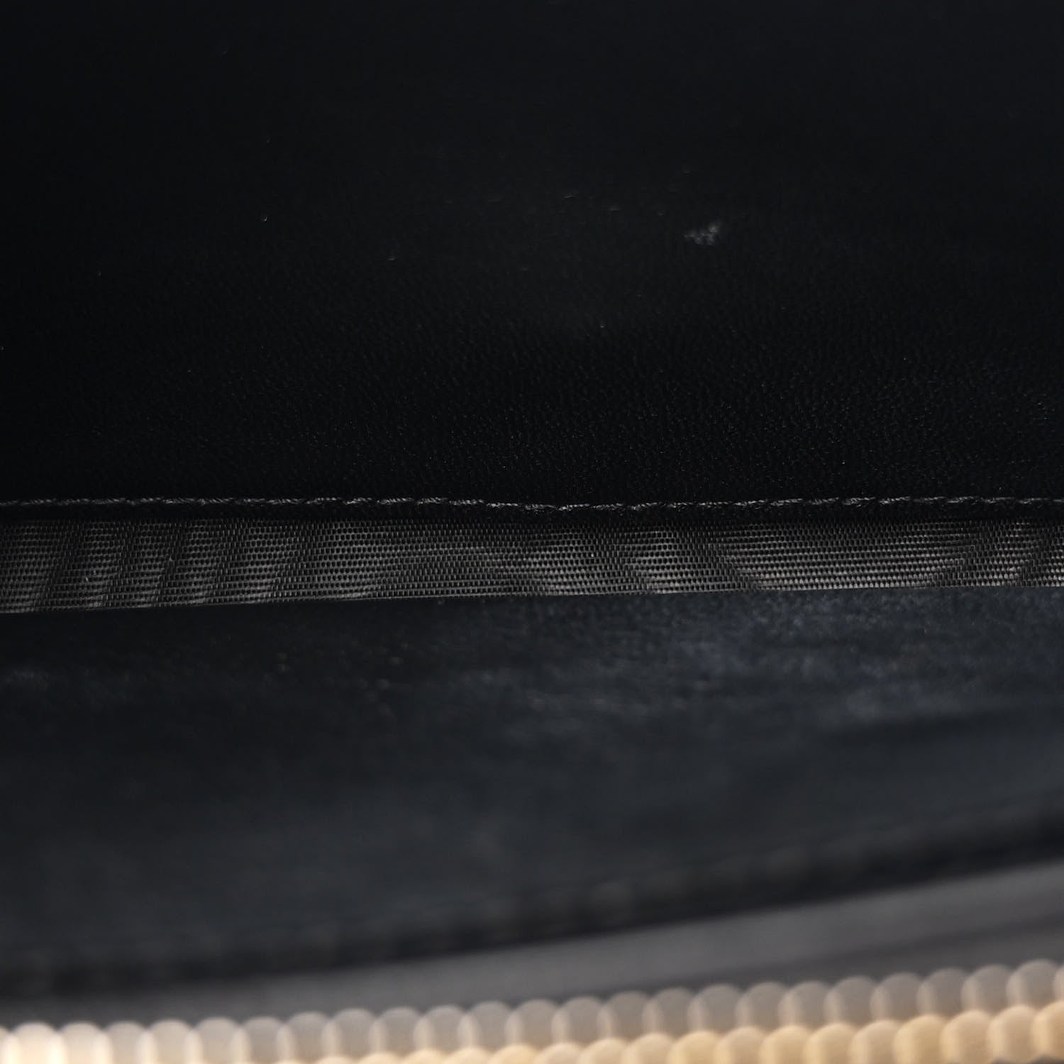 Saint Laurent Glossy Calfskin Monogram Chain Wallet Black 5 of 13