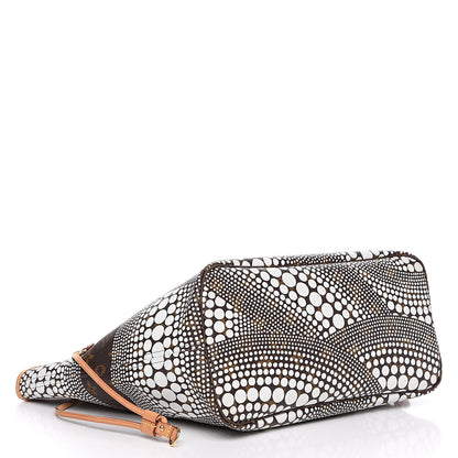 Louis Vuitton Monogram Kusama Waves Neverfull MM White 3 of 14