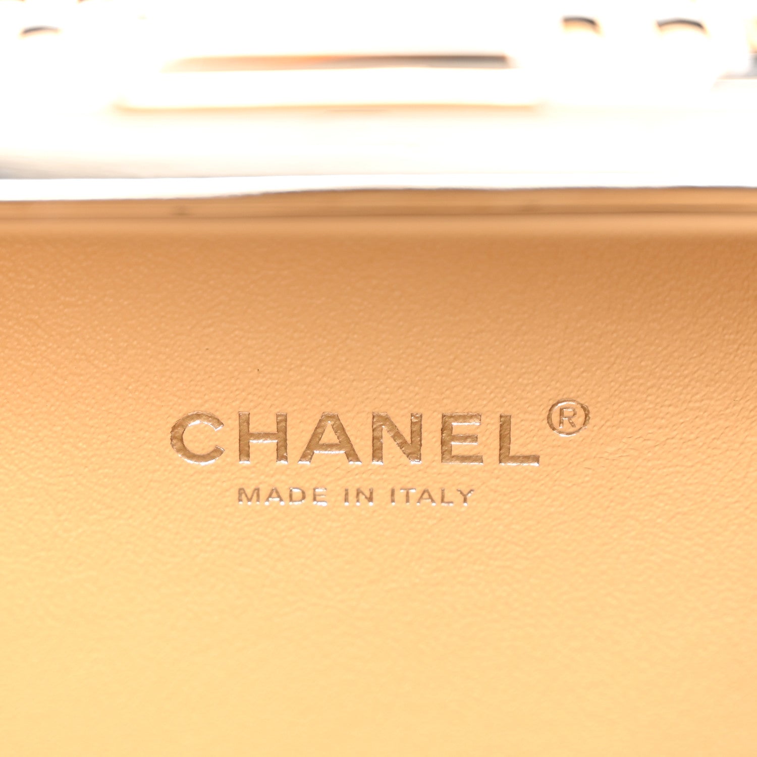 Chanel Raffia Patent Small CC Filigree Vanity Case Black 5 of 10