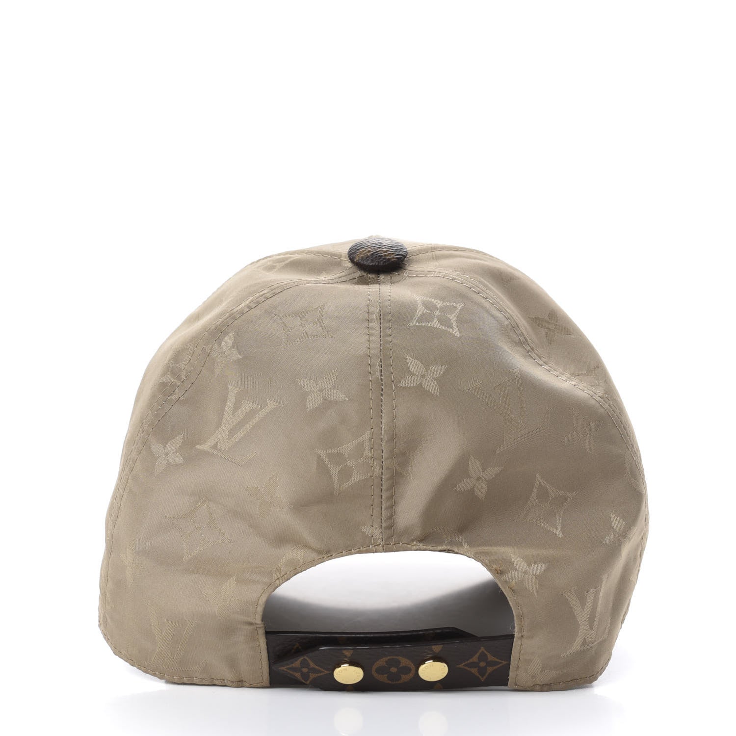Louis Vuitton Monogram Polyester Silk LV Get Ready Cap M Beige 4 of 6