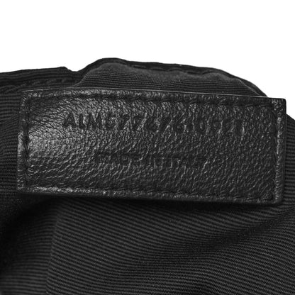 Saint Laurent Lambskin Quilted Small Loulou Puffer Monogram Chain Satchel Black 7 of 12