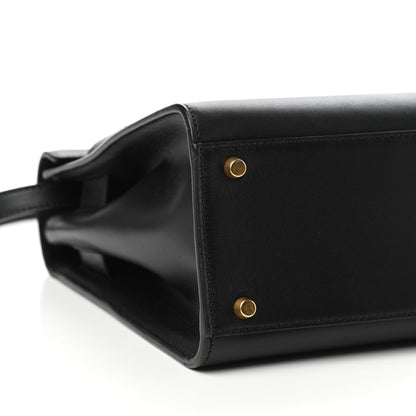 Versace Calfskin Icon Handbag Black 7 of 10