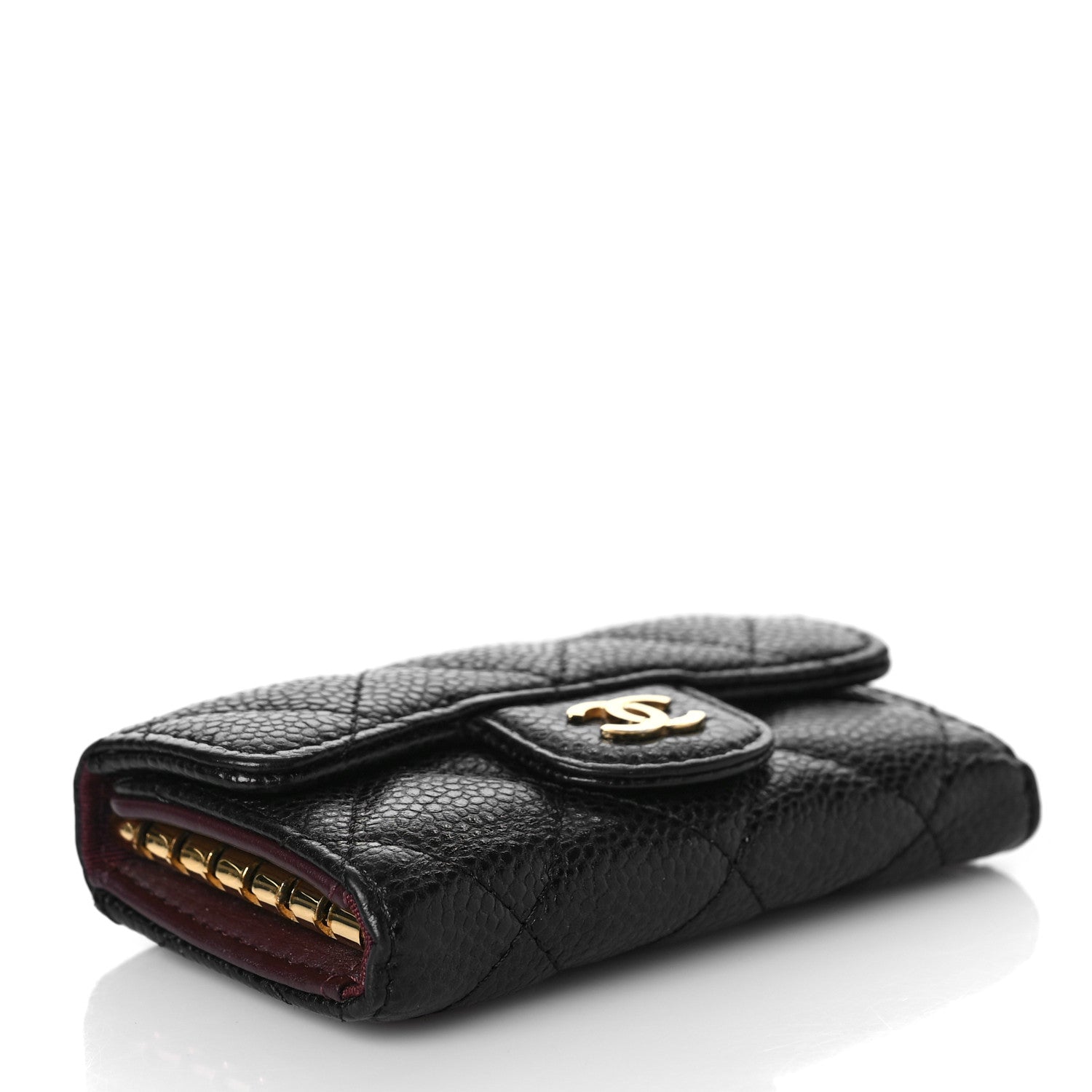 Chanel Caviar Quilted 6 Key Holder Black 4 of 12