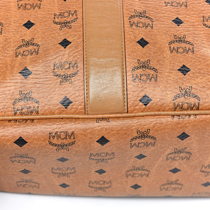 MCM Visetos Medium Liz Reversible Shopper Tote Cognac 14 of 29