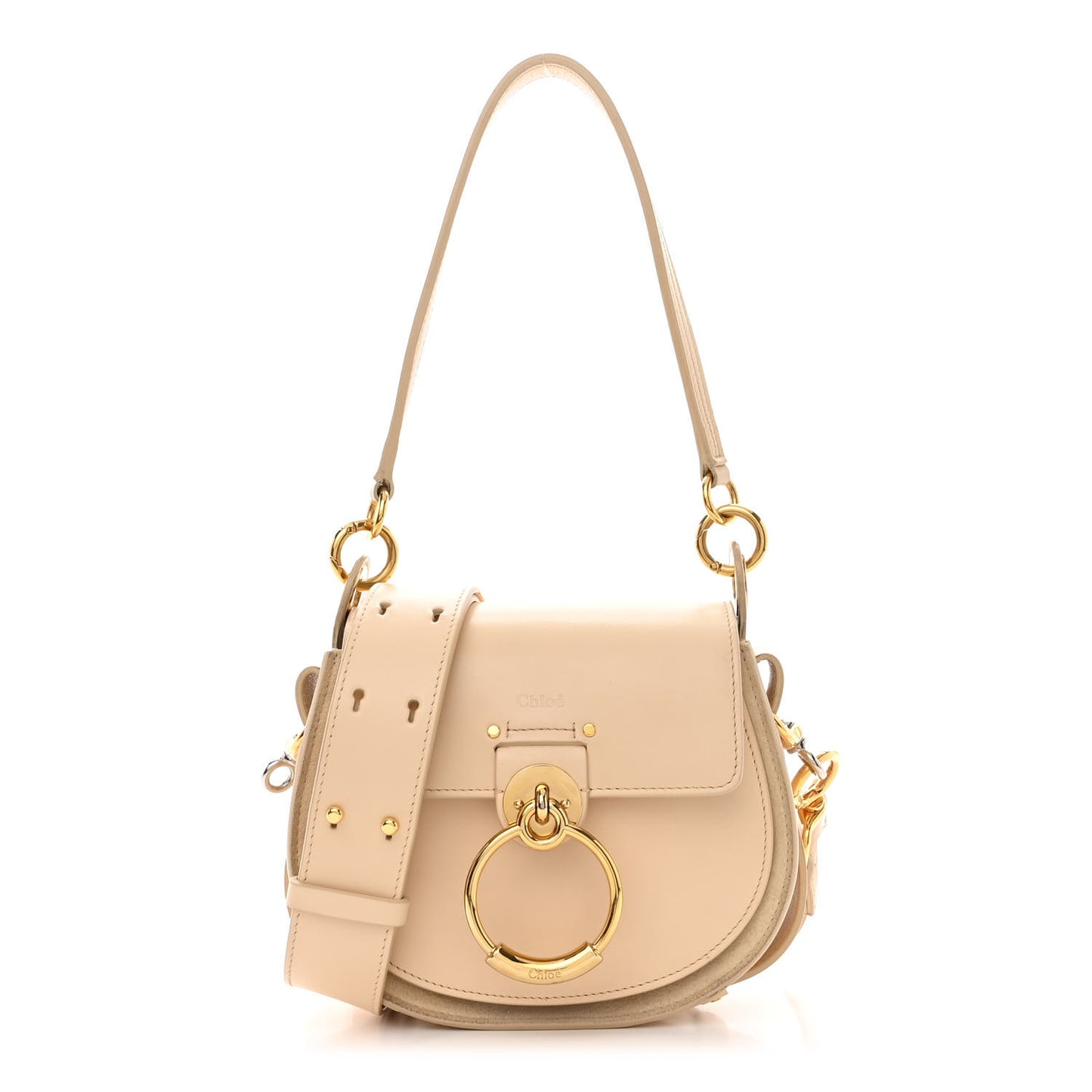 Calfskin Small Tess Bag Blondie Beige