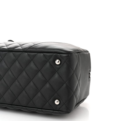 Chanel Calfskin Quilted Large Cambon Bowler Black 10 of 10
